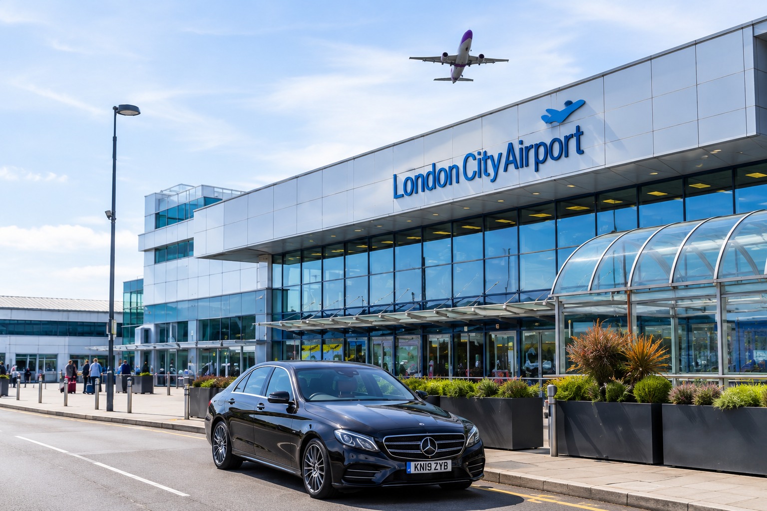 Morden to London city airport transfer